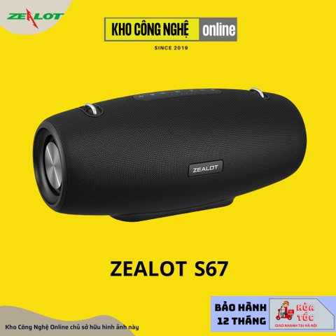 Loa Di Động ZEALOT S67, Loa Ngoài Trời Chống Nước IPX6