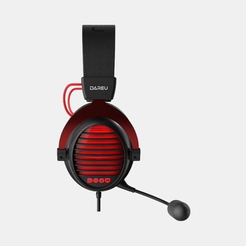Tai Nghe Gaming DAREU EH925 Max Black Red - Hàng Chính Hãng