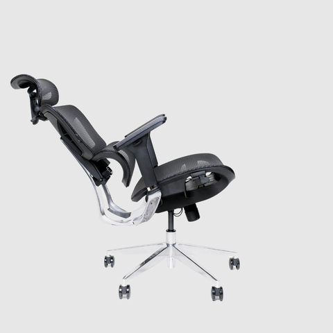 Ghế công thái học Gami Hexa 4D - Đen / Không Gác Chân