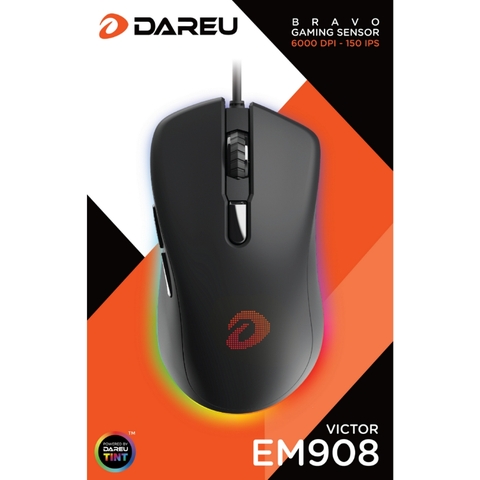 Chuột Gaming DAREU EM908 Black