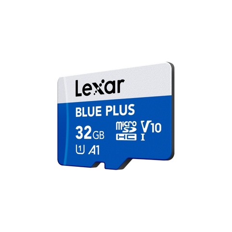 Thẻ nhớ Lexar BLUE PLUS microSDXC UHS-I Card, C10, U1, V10, A1, Up to 100MB/s - 32GB