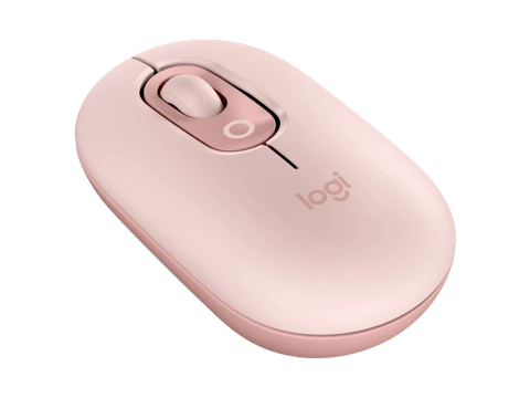 Chuột Không Dây Logitech POP Mouse - Hồng