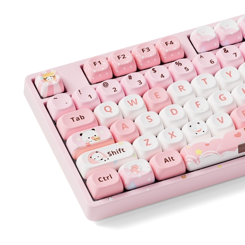 Bàn phím AKKO 5108B Plus Yier and Bubu Pink