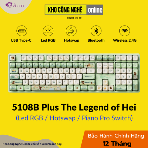 Bàn phím cơ AKKO 5108B Plus The Legend of Hei