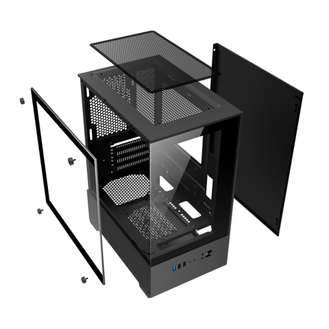 Vỏ Case máy tính EDRA ECS1303 - Đen