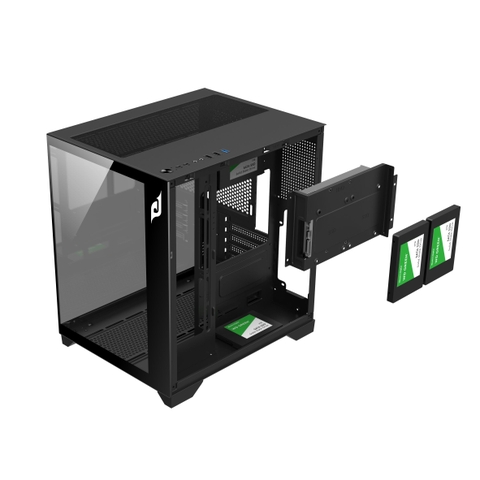 Vỏ Case máy tính EDRA ECS1503 - Đen