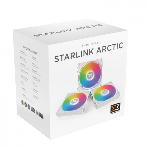 Tản Nhiệt XIGMATEK STARLINK / STARLINK ARTIC - ARGB, MODULAR DESIGN, PACK x3