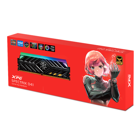 Combo RAM Adata XPG Spectrix D41 RGB 8GB 3200Mhz (Hàng Chính Hãng)
