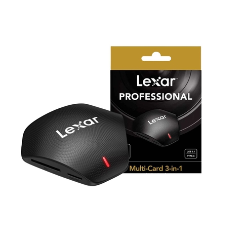 Đầu đọc thẻ Lexar Professional Multi-Card 3-in-1 USB 3.1