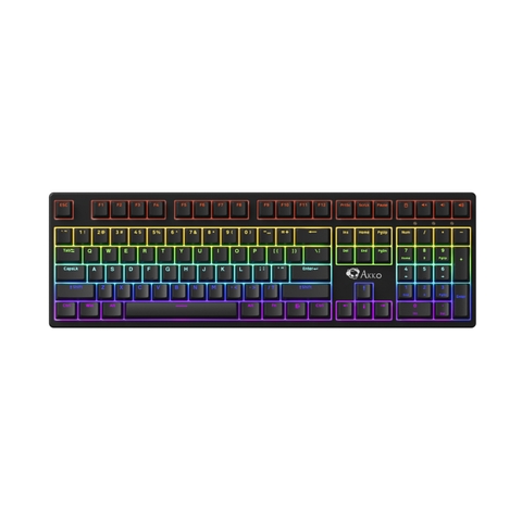 Bàn phím cơ AKKO 3108 SR Black Shine-Through (ABS Double-Shot / Rainbow LED / OEM Profile)