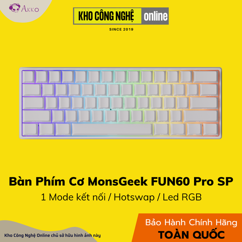 Bàn phím cơ MonsGeek FUN60 Pro SP Glare Magnetic Switches