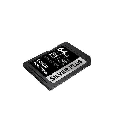 Thẻ nhớ SDXC Lexar Professional Silver Plus UHS-I U3 64GB 255MB/s LSDSIPL064G-BNNNG