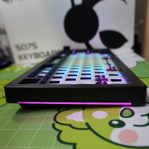 Kit bàn phím cơ AKKO 5075B Via (Multi-modes / RGB / Hotswap / Gasket mount)