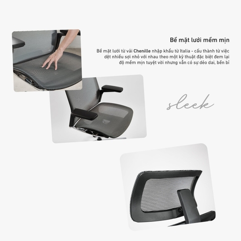 Ghế công thái học HyperWork Sleek