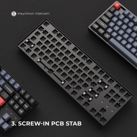 Bàn phím cơ Keychron K8 Pro - Hỗ trợ QMK/VIA - (Hàng chính hãng)