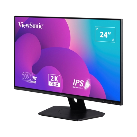 Màn Hình ViewSonic VX2480-2K-SHD-2 24'', QHD - Tấm nền IPS, 100Hz, 5ms (Hàng Chính Hãng)