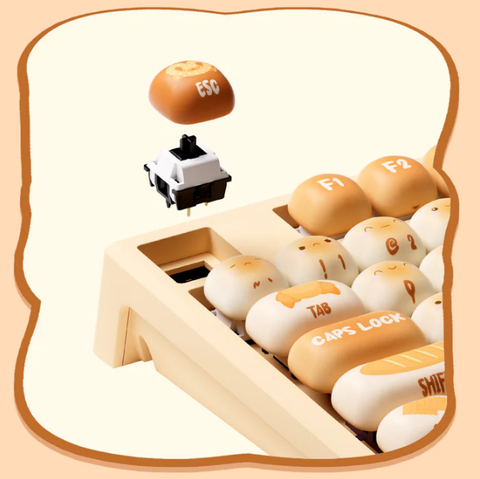 Bàn phím MonsGeek MG108B Bun Wonderland (RGB / Hotswap / Piano Pro SW/ Multi-mode)