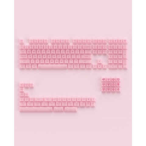 Bộ keycap AKKO trong suốt xuyên led AKKO Keycap set ASA Clear (PC / ASA-Clear profile / 155 nút)