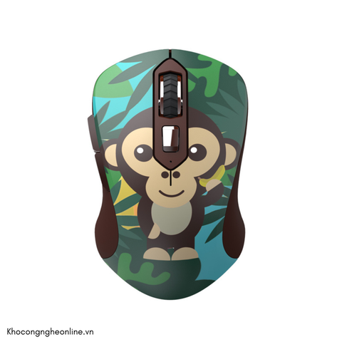 Chuột không dây DAREU LM115G Multi-Color Dragon / Cat / Bear / Dog / Monkey / Lion / Panda / Sheep