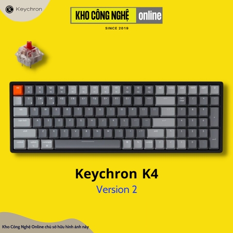 Bàn phím cơ keychron k4 (VERSION 2)