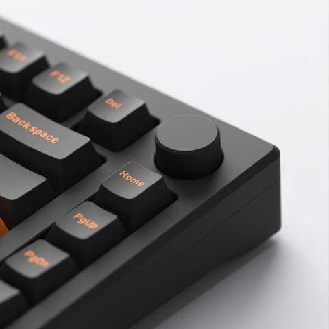 Bàn phím cơ AKKO MOD007 PC Orange on Black (Hotswap / Gasket Mount / Clacky / Mạch Xuôi) (Hàng Chính Hãng)