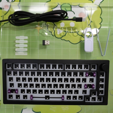 Kit bàn phím cơ AKKO 5075B Via (Multi-modes / RGB / Hotswap / Gasket mount)