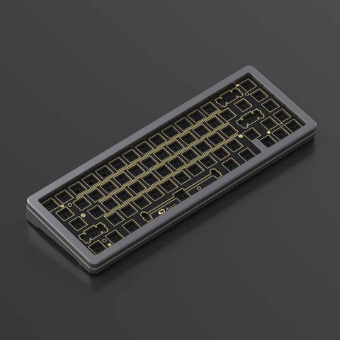 KIT bàn phím AKKO SPR67 – Gray (Full nhôm / Spring mount / Flex-cut / Mạch xuôi) - Hàng Chính Hãng