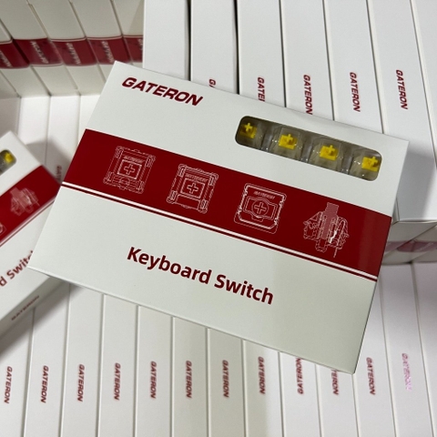 Switch Gateron Milky Yellow Pro | Gateron Red Pro | Gateron Yellow Pro - Hộp kèm khay đựng 35 Switch (3 pin và 5 pin)