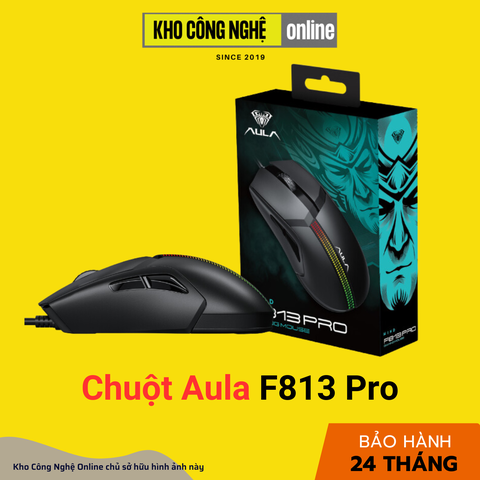Chuột Gaming AULA F813 Led RGB