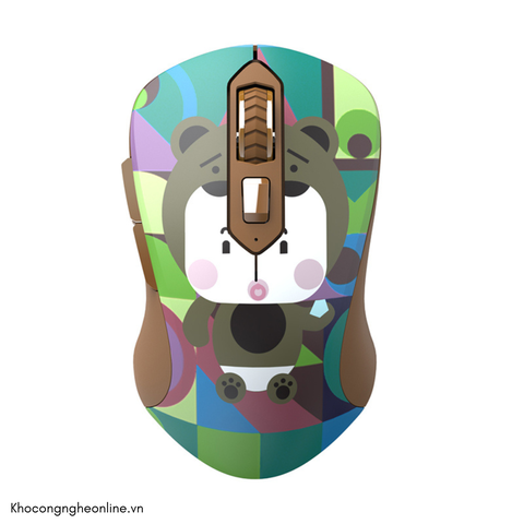 Chuột không dây DAREU LM115G Multi-Color Dragon / Cat / Bear / Dog / Monkey / Lion / Panda / Sheep