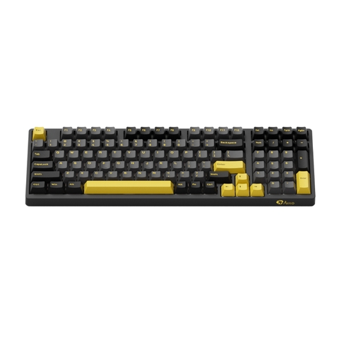 Bàn Phím cơ AKKO 3098B Plus Black & Gold - Cream Yellow Pro Switch