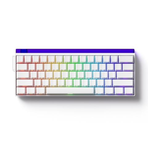 Bàn phím cơ Veekos Shine60 SP White Multi Mode