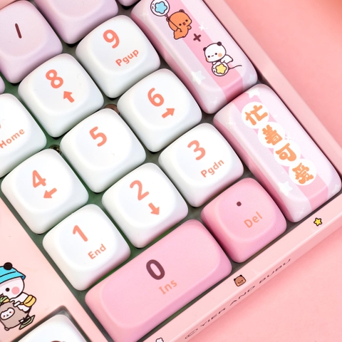 Bàn phím AKKO 3108 V3 Yier and Bubu Pink