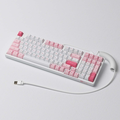 AKKO Coiled Cable (Black / White / Pink / Blue)