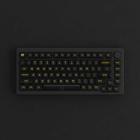 Bộ keycap cho bàn phím cơ AKKO Black (PC / ASA-Clear profile / 155 nút)