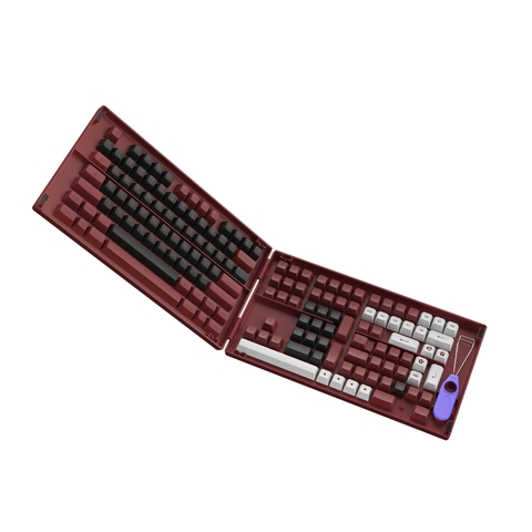 AKKO Keycap set – BRED (PBT Double-Shot/ASA profile/158 nút)