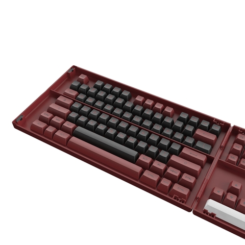 AKKO Keycap set – BRED (PBT Double-Shot/ASA profile/158 nút)