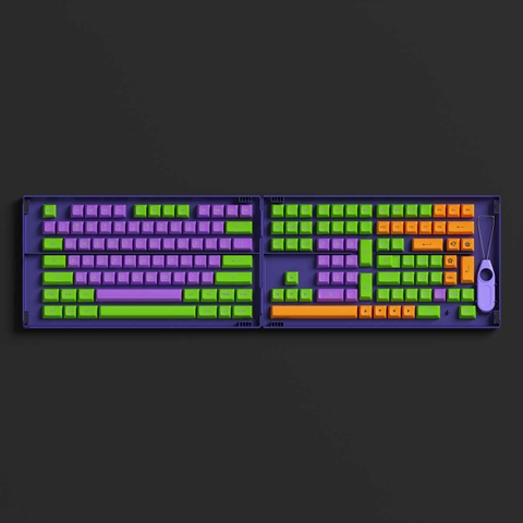 Bộ Keycap AKKO EVA-01 (Chất liệu PBT Double-Shot/ASA profile/158 nút)