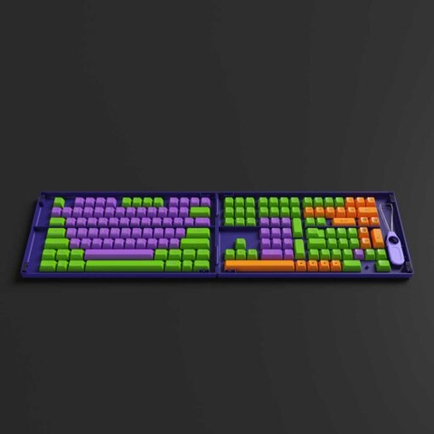 Bộ Keycap AKKO EVA-01 (Chất liệu PBT Double-Shot/ASA profile/158 nút)