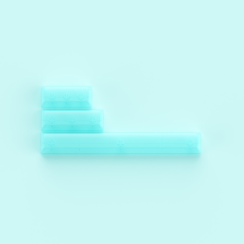 Bộ Keycap Akko Tiffany Blue (PC / ASA-Clear profile / 155 nút)