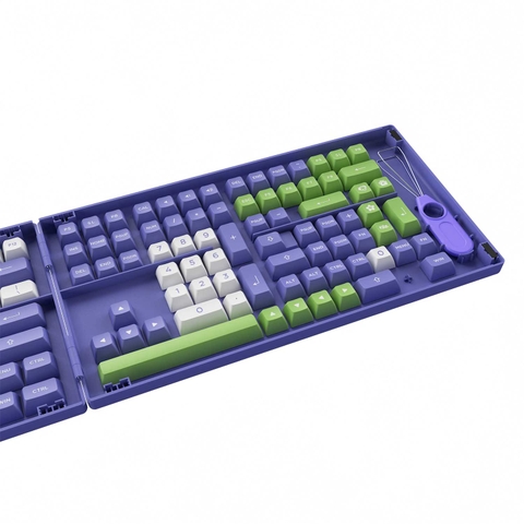 Bộ keycap AKKO Very Peri (PBT Double-Shot/ASA profile/197 nút)