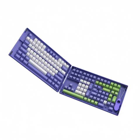 Bộ keycap AKKO Very Peri (PBT Double-Shot/ASA profile/197 nút)