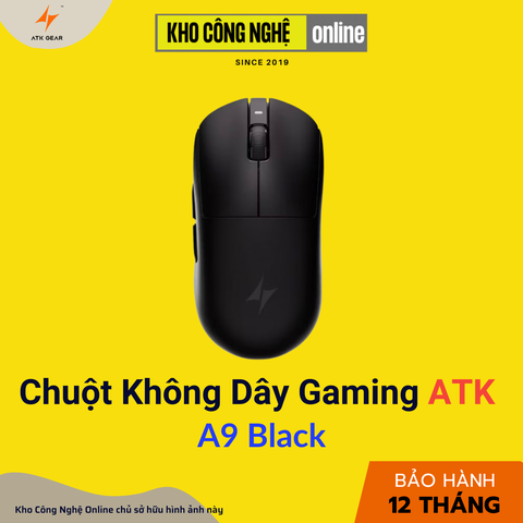 Chuột Gaming ATK A9 Tri-mode NearLink Black