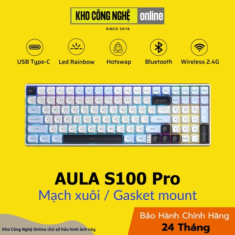 Bàn phím cơ gaming AULA S100 PRO - Brown Switch