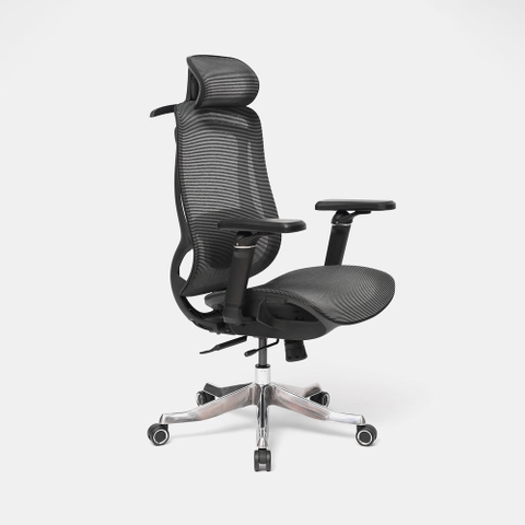 Ghế công thái học HyperWork Airy Pro OC04 - Kê tay 6D, Tựa đầu & Tựa lưng 2D (Hàng Chính Hãng)