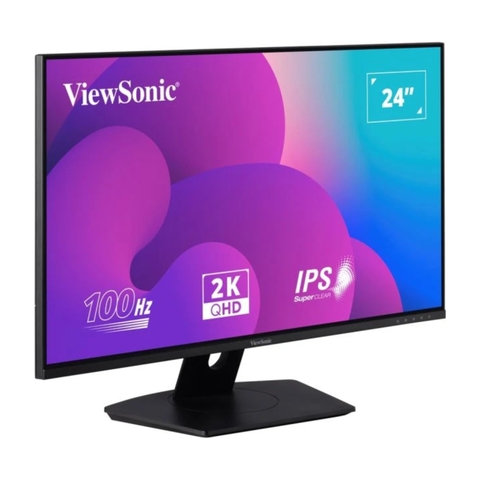 Màn Hình ViewSonic VX2480-2K-SHD-2 24'', QHD - Tấm nền IPS, 100Hz, 5ms (Hàng Chính Hãng)