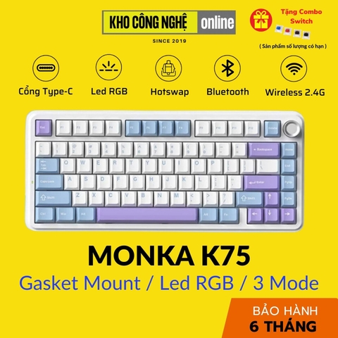 Bàn phím cơ Monka K75