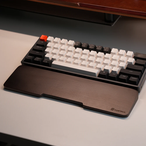 Kê tay bàn phím HyperWork gỗ óc chó HPW WR01 WAL