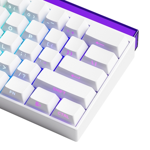 Bàn phím cơ Veekos Shine60 SP White