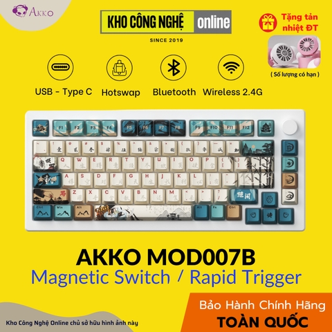 Bàn phím cơ AKKO MOD007B HE PC Joy of Life (Hotswap / RGB / USB Type C 8K Hz / Magnetic Switch / Rapid Trigger)